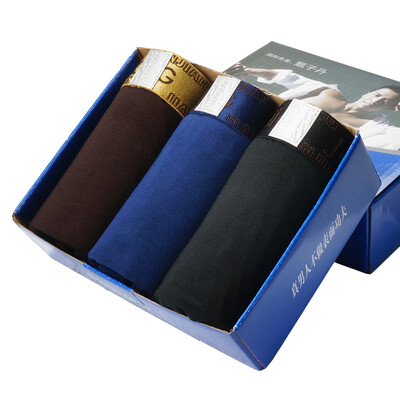 

Men&39s underwear 3 Modal fiber solid color men&39s triangle underwear mixed color 8j383L