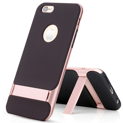 

[Jingdong себя] Locke ROCK Кружева кронштейн анти-падение оболочки телефона iPhone6 ​​/ 6s защитная крышка для Apple 6 / 6s силиконовые наборы розового золота