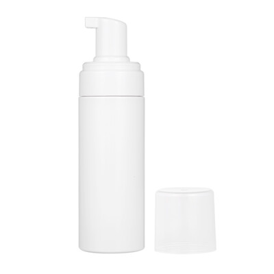 

1pc 150ML52oz Foam Bottle Mousse Soap Foaming Pump Bottle Plastic White Empty Refillable Portable Travel