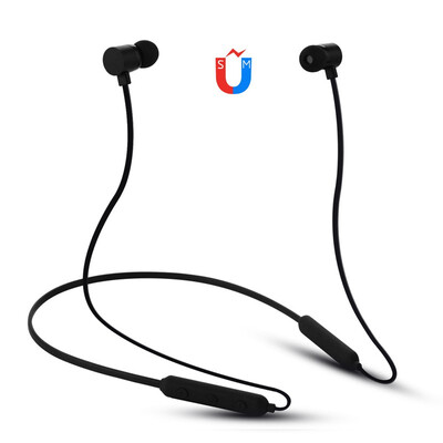 

NeillieN headset80mA metal magnetic absorption moving Bluetooth headset Wireless headsetRear-mounted sports headphones