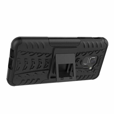 

Fivice Samsung J6 2018UKOn 6 Case TPU anti-fall tire pattern back clip bracket phone case