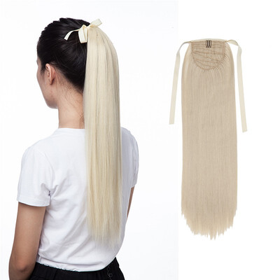 

3 Types Ponytail Extensions One Piece Claw Jaw Pony Tail Clip in Hair Extensions Curly Long Straight Soft Silky