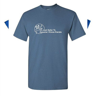 

Assume That I Know Karate Adult Humor Novelty Funny T Shirt