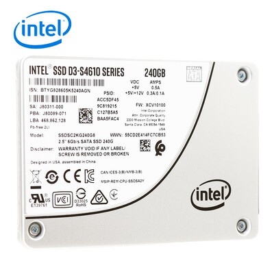 

Intel S4610 Series 480GB SATA3 Solid State Drive Enterprise