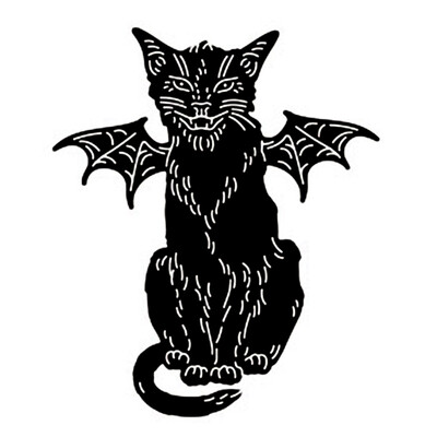 

UpperX Halloween Style Metal Cutting Dies Stencil Metal Template for DIY Scrapbook Album Paper Card Cat Demon