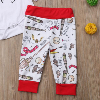 

US Newborn Kid Baby Girl Boys Outfits Clothes Set Romper BodysuitPants Leggings