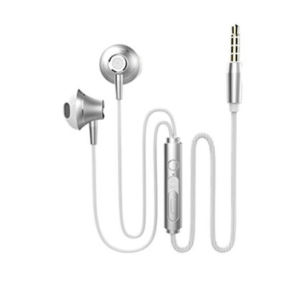 

Earphones In-Ear Stereo Headphones with Microphone&Volume Remote Control Wired Earbuds for Smart Phone