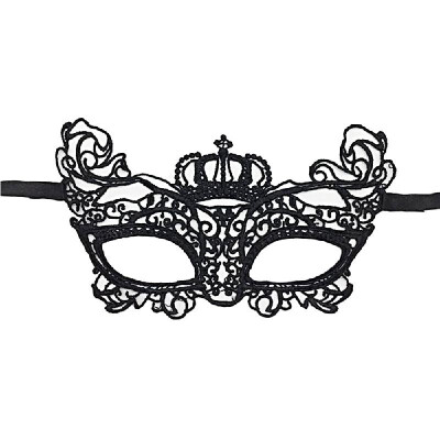 

Black Lace Eye Mask Luxury Romantic Valentine Masquerade Fancy Dress Up Ball Halloween Party Costume