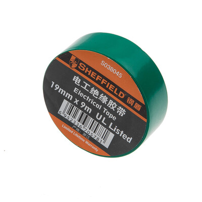 

SHEFFIELD insulated rubber tape for electrician S038045 9m19mm waterproof antiflaming high temperature resistance wear-resisting
