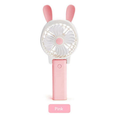 

Cute Mini Foldable Hand Cooling Fan USB Rechargeable Air Travel Cooler Battery