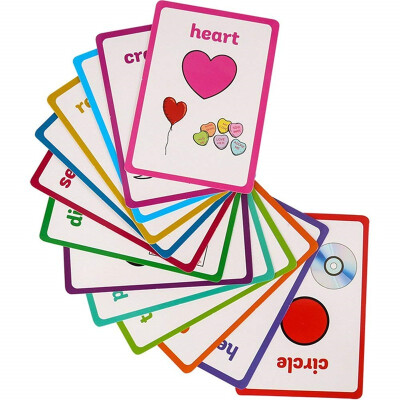 

13 pc-Color Flash Cards-English word learning card&pocket size flash card for Preschool children-English Vocabulary Cards