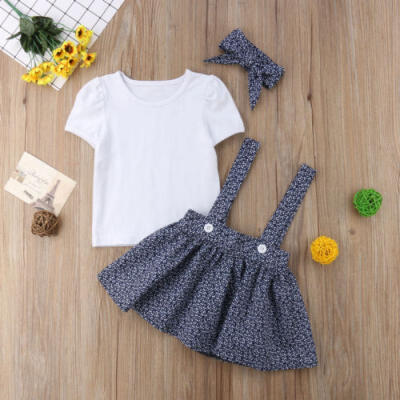 

UK Newborn Toddler Baby Girls Tops Romper PlaysuitTutu Skirt Outfit Set Dresses