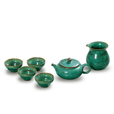 

Jun turquoise blessing teaset