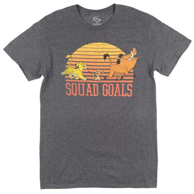 

Disney Lion King Squad Goals Mens T-Shirt in Charcoal