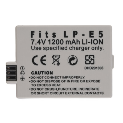 

NEW Replacement 7.4V 1200MAH Rechargeable Li-Ion Battery for CANON LP-E5