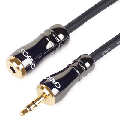 

Fergie Kappa cabos F024005 35mm headphone extension line male to female audio extension line 05 m black