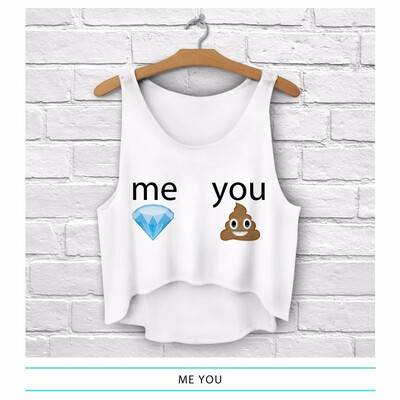 

мода белых женщин сексуально культур emoji максимум Diamond мне максимум цистерны cropped