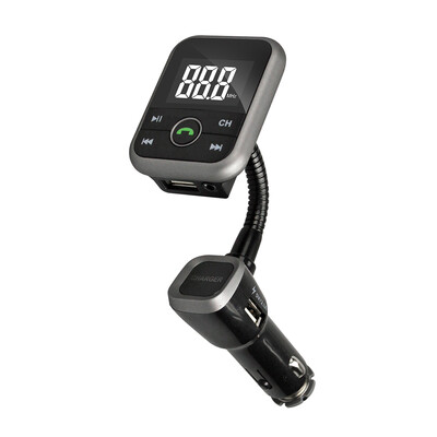 

BT FM Transmitter Handsfree Phone Calling Car Kit Music Player USB SD Aux-in 21A Charger for iPod iPad IOS Android Mobile phone C