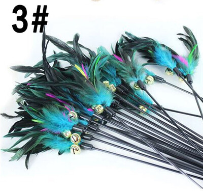

High Quality Pet Cat Toy Newly Design Bird Feather Plush Plastic Toy for Cats Cat Catcher Teaser Toy