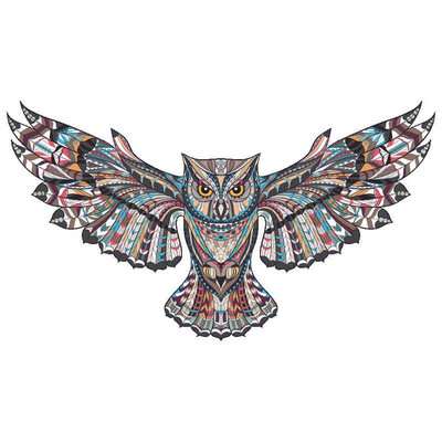 

Large Owl Removable Wall Sticker Art Vinyl Decal Mural Home Bedroom Decor