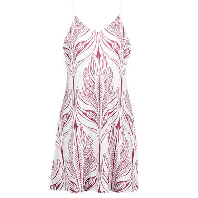 

V Neck Causal Slip Dress