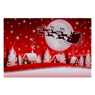 

UpperX Christmas Floor Entrance Door Bathroom Mat Indoor Bathtub Carpet Doormats Decor