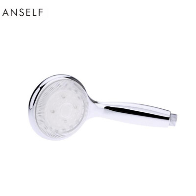 

Anself Automatic LED Light Shower Head Handheld Bath Sprinkler for Bathroom Multiple Color 7 Colors Water Glow