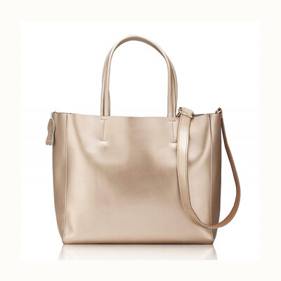 

Casual Shoulder Tote Crossbody with A Large Capacity MADE OF Soft Pearl Leather Leather