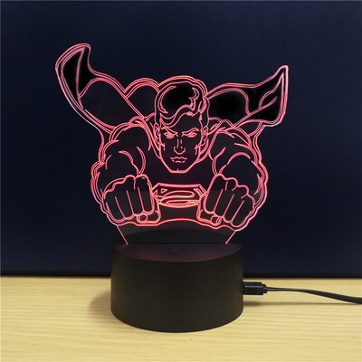 

MSparkling TD100 Creative Superhero 3D LED Lamp