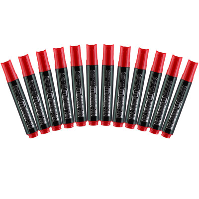

Commons Comix MK818 logistics oily marker 12 loaded red
