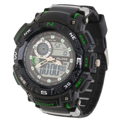

ALIKE AK1389 Digital Sport Date Chronograph Back Light Men Wrist Watch
