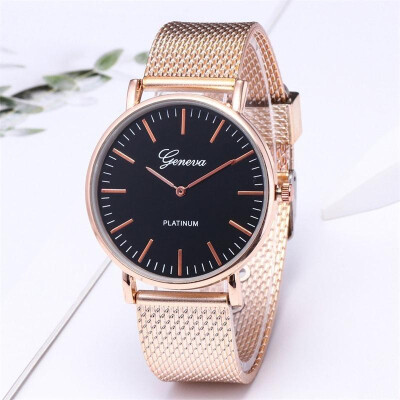 

Geneva Luxury Women Mens Watch c Steel Analog Quartz Analog Wrist Watch