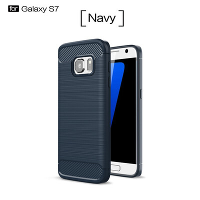 

Goowiiz Phone Case For Samsung Galaxy S7S7 EdgeJ7 DuoJ510J710J5 2016J7 2016On8 Fashion Slim Carbon Fiber Silicone Prevent