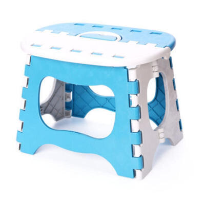 

US Folding Step Stool Plastic Lightweight Compact Foldable Multi Purpose Home W