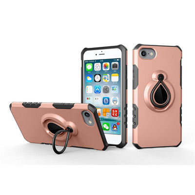 

Fivice iPhone 78 Case TPU Water Drop Ring Stand Car Power Magnetic Drop-proof Phone Case