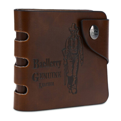 

Mens Bifold Transverse Leather Wallet