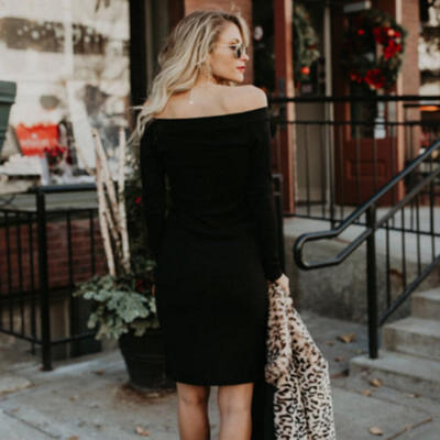 

Womens Bandage Bodycon Long sleeve Evening Party Cocktail Club Short Mini Dress