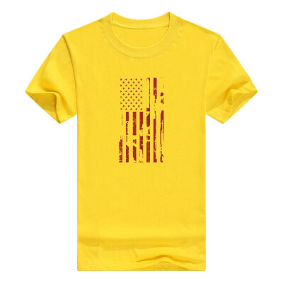 

American Flag Hip-Hop Printing t-Shirt For Men