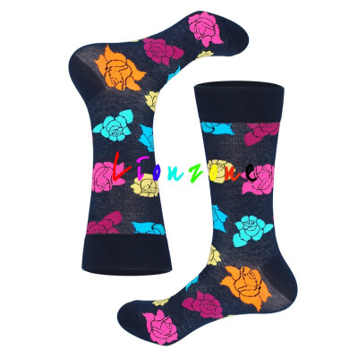 

LIONZONE Brand Men Socks Funny Design Paper Cranes Arrows Hhearts Stars Streetwear Hiphop Cotton Happy Socks