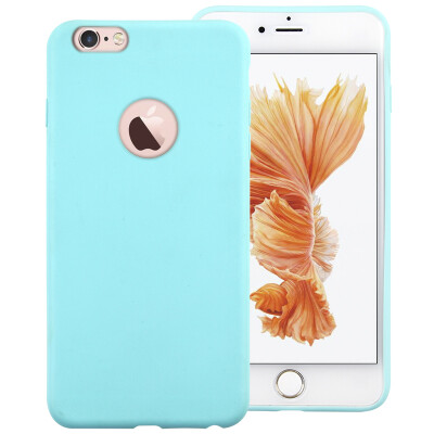 

Sanctuary (Sendio) Apple iphone 6splus / 6Plus mobile phone protective shell cute candy color tpu all-inclusive soft anti-shelling blue