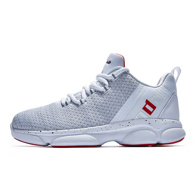 

Jordan male basketball shoes breathable wear-resistant cushioning trend boots XM4580112 white aurora red 445