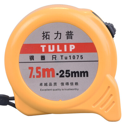 

Tuolipu steel tape measure 75M box ruler telescopic ruler meter ruler standard measurement tool metric TU1075