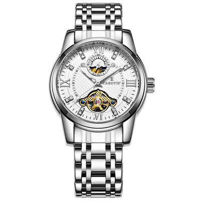 

Waterproof Automatic Men Mechanical Watch Moon Phase Luminous Self-Winding Man Casual Wristwatch