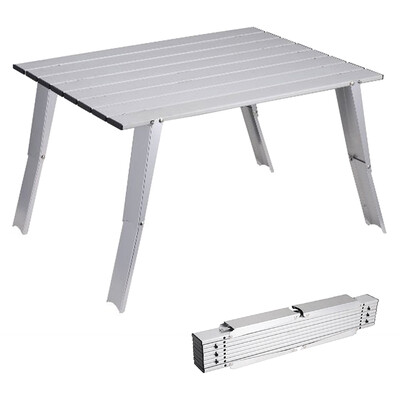 

Outdoor Micro Table Mini Camping Table Foldable Aluminum Table for Park Picnic Beach Leisure Ground Relaxing