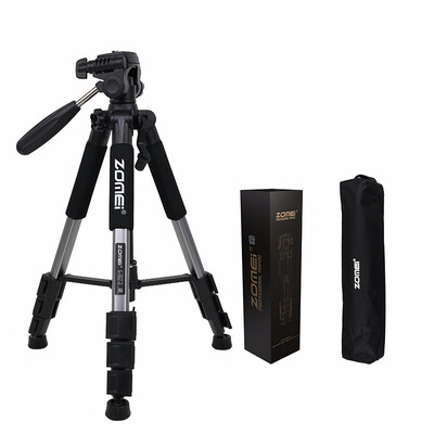 

ZOMEI Q111 Camera Tripod 55-inch Professional Aluminum Camcorder Stand with Pan Head&Phone Holder