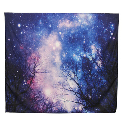 

UpperX Galaxy Forest Mandala Tapestry Wall Hanging Throw Dorm Bedspread Yoga Mat Decor