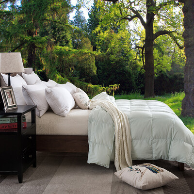 

Hongrun elegant baby is the core of home textiles 90 white duck down the summer cool quilt soft air conditioning thin water filled with water 019kg 150 200cm
