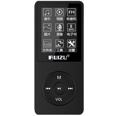

Ruizu (RUIZU) X02 4G black fever high quality lossless MP3 / MP4