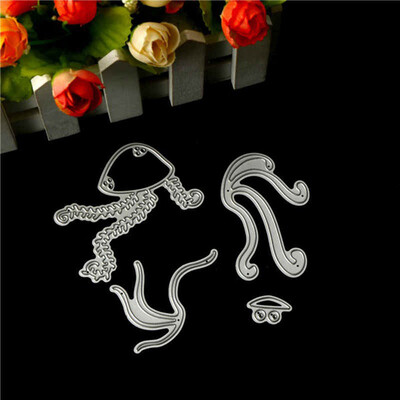 

UpperX Beautiful Cuttlefish Octopus Cutting Dies Scrapbooking Embossing Stencils Decorative Cards Nectar-perfect