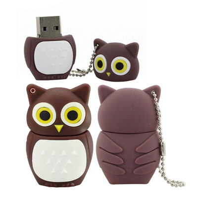 

4GB 8GB 16GB 32GB 64GB 128GB Owl Model USB Flash Drive Memory Stick PenDrives USB Stick USB Drive Flash Disk Thumb Drive U Disk